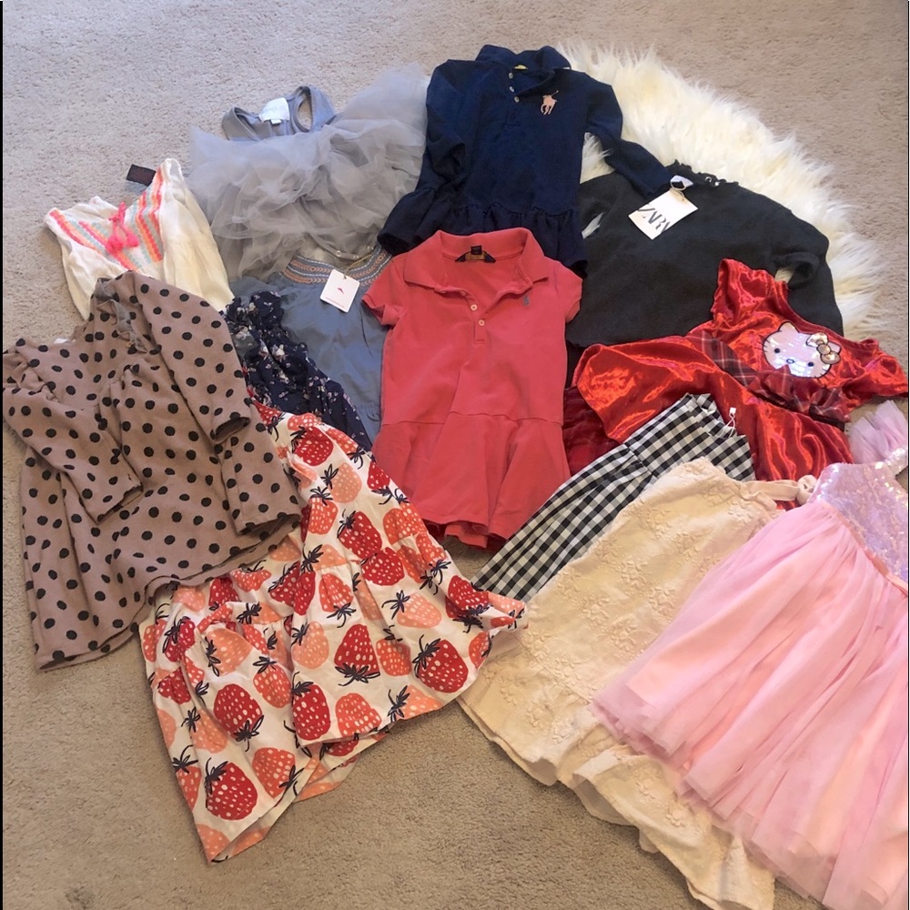 Bundle of girl dresses